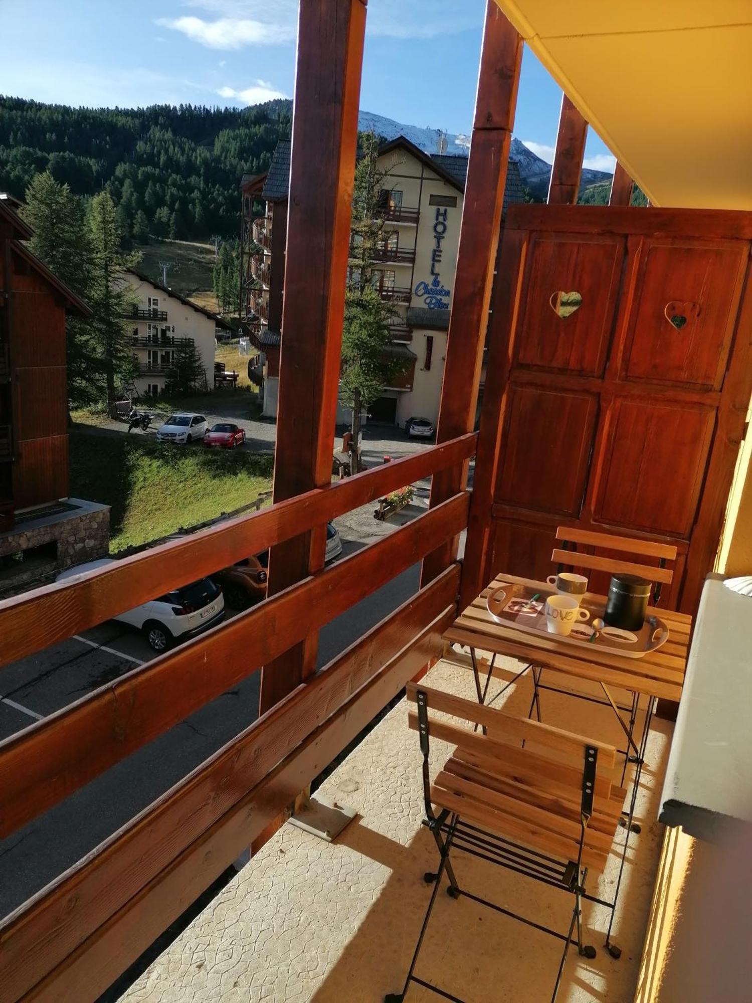 Coeur D'Altair Risoul 1850 Appartement T2 Confortable Skis Aux Pieds A 300 M Centre 外观 照片